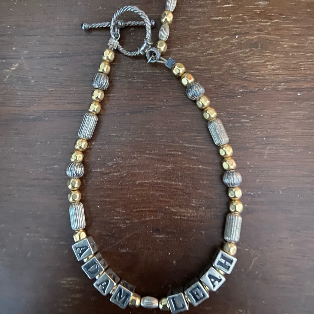 A L Necklace & Adam Leah Bracelet - Picture 3 of 3